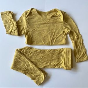 Solly Baby 6-12 months mustard yellow two piece set. Super soft!!